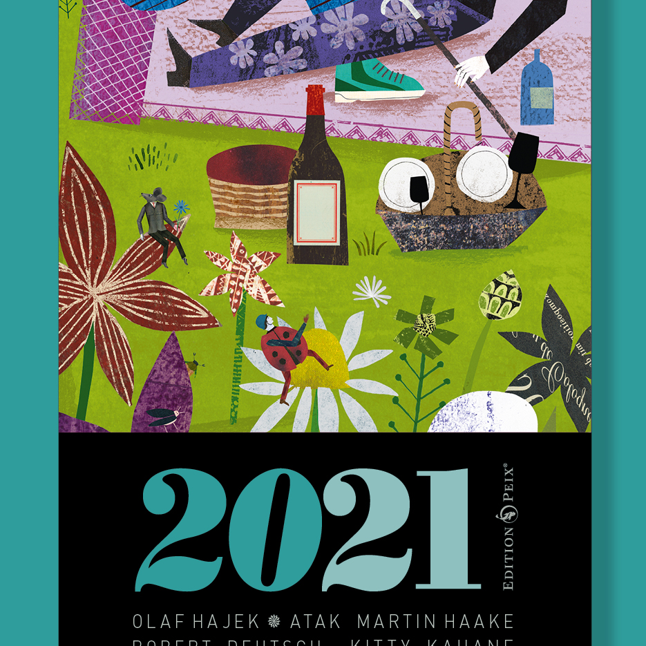JAHRESKALENDER 2021 FLOWER POWER