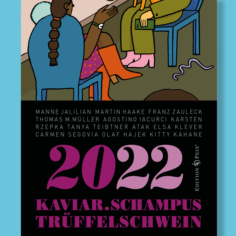 JAHRESKALENDER 2022 KAVIAR SCHAMPUS TRÜFFELSCHWEIN